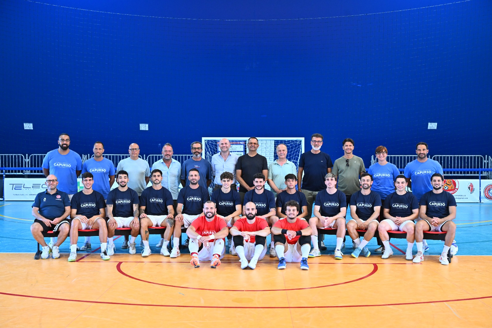 Futsal Serie A, la GTS Global Work Capurso riceve al PalaLivatino il saluto dell’Amministrazione comunale di Capurso